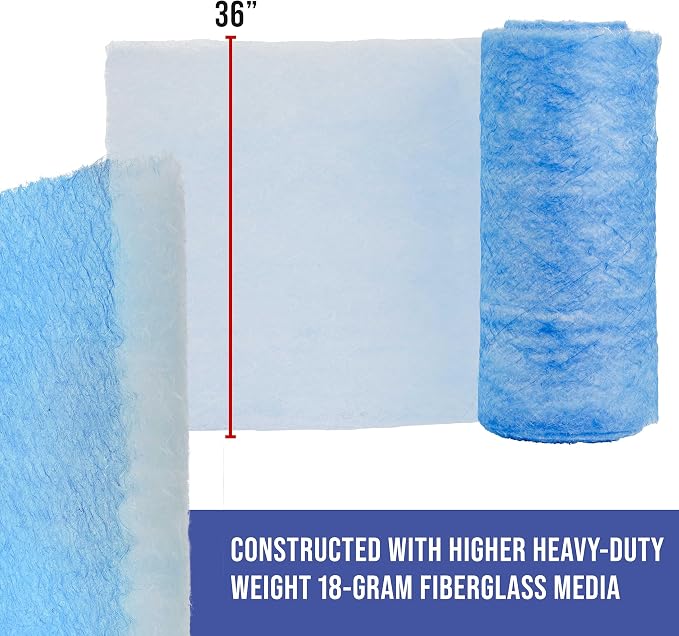 Master Airbrush Elite Paint Spray Booth Exhaust Filter Roll 36" x 100' - Image 3
