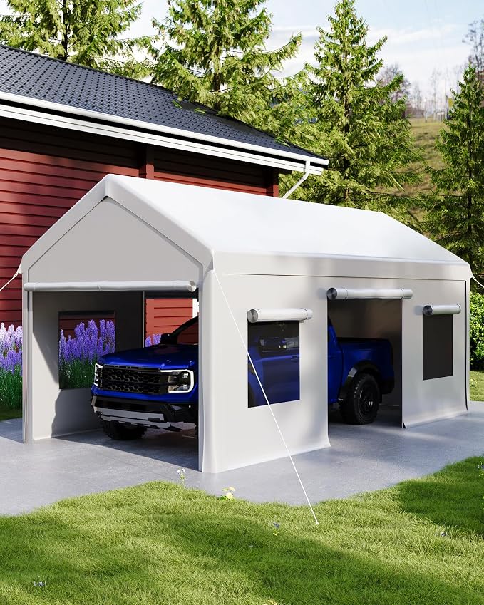 10x20 Ft. Metal Carport Garage by Unknown
