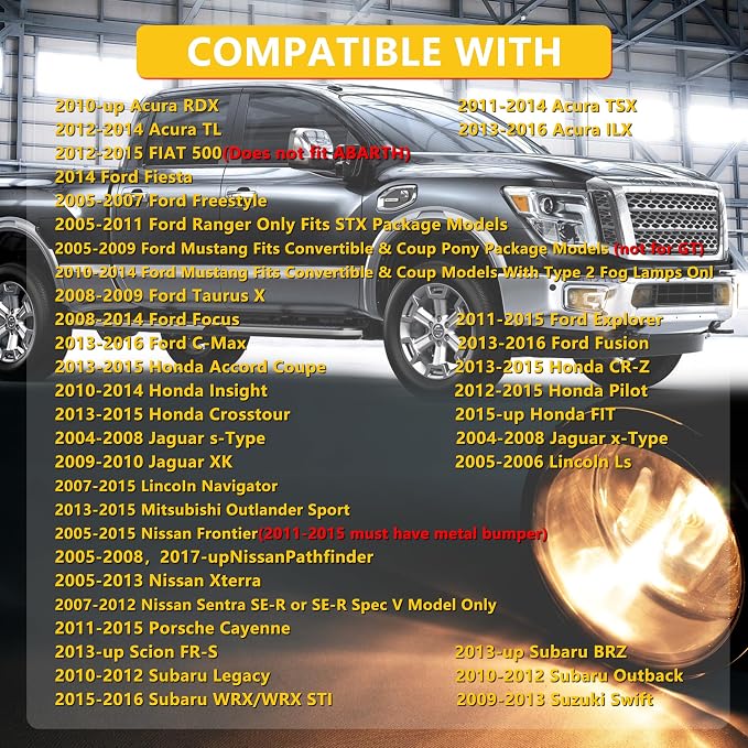 Fog Light Lamp Assembly Replacement 4F9Z-15200-AA Compatible - Image 6