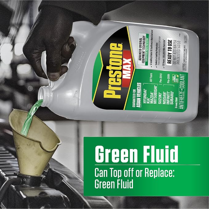 Prestone AF6610 MAX Asian Vehicles Anti-Freeze and Coolant, 1 Gallon - Image 5