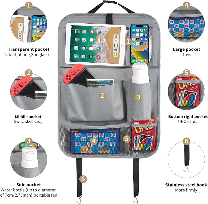 LUCMO Car Backseat Organizer - Image 6