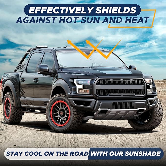 EcoNour Truck Windshield Sun Shade - Image 9