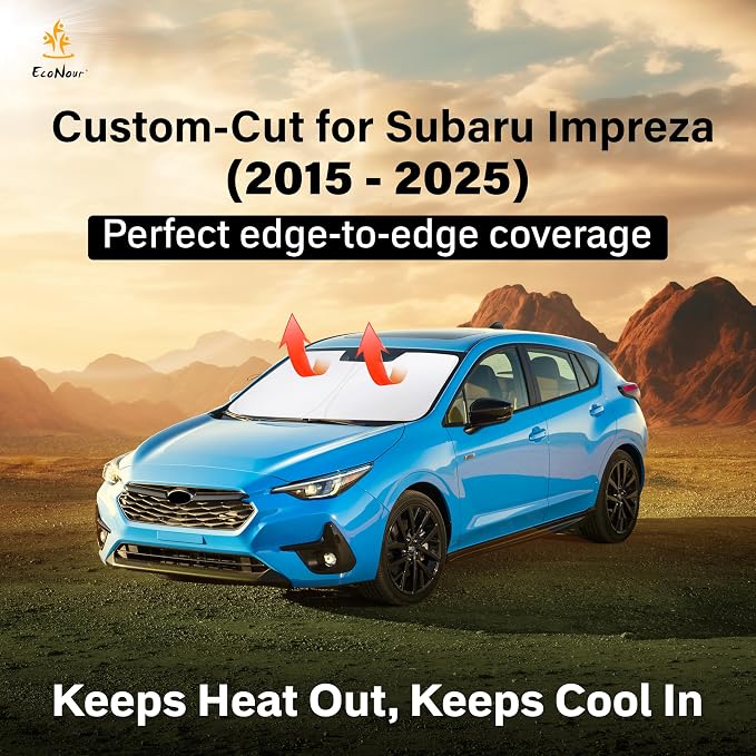 Subaru Impreza 2015-2025 Car Windshield Sunshade - Image 2