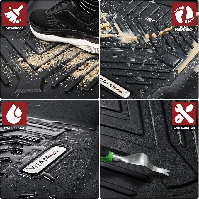 YITAMOTOR Floor Mats Fit for Mazda CX-50 2023-2025, All-Weather TPE 1st - Image 5