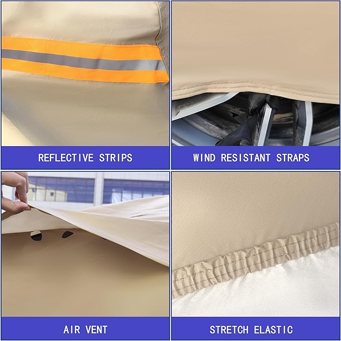 Heavy Duty Outdoor Car Cover Compatible - Image 3