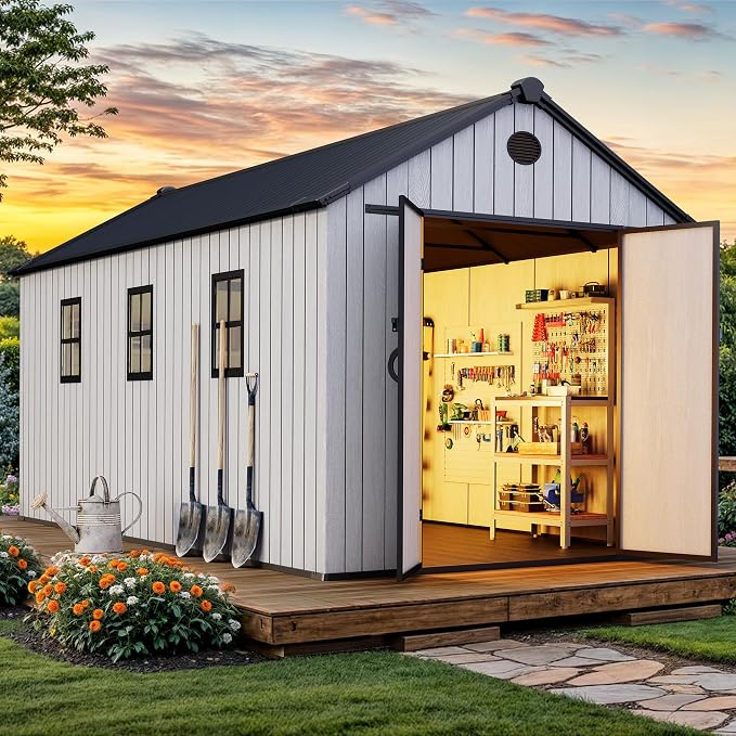 YITAHOME 8x16 FT Outdoor Storage Shed - Image 2