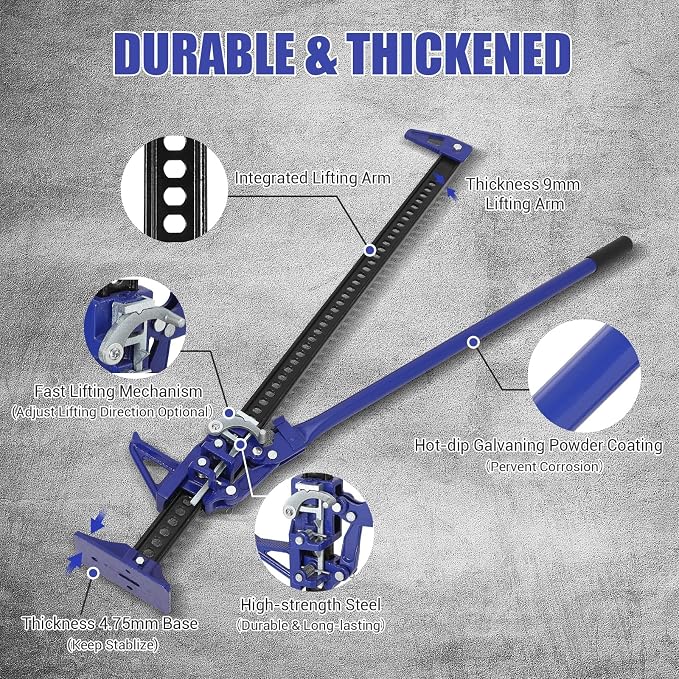 Multi-Functional Lift Jack, Farm Jack Heavy Duty Off Road, - Image 3