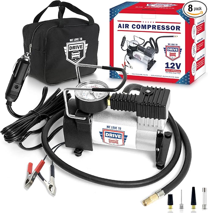 Tire Inflator Portable Air Compressor by WE+LOVE+TO+DRIVE