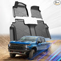 Floor Mats for 2019-2024 2025 Chevy Silverado 1500/GMC Sierra 1500 & 2020-2025 by SSESS