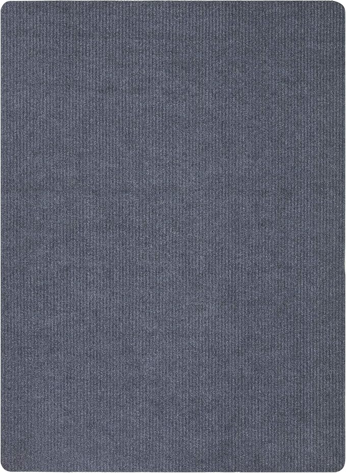 Ottomanson 5' x 6'6" Mud Mat Area Rug Scraper Carpet - Image 5