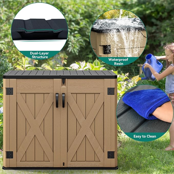 YITAHOME Outdoor Resin Storage Sheds - Image 4
