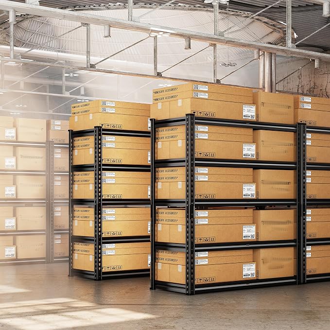 REIBII 3000LBS Garage Shelving 72" H Storage Shelves Heavy Duty Adjustable - Image 6