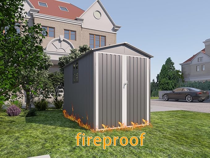 Motorcycle Steel Storage Shed - Image 3