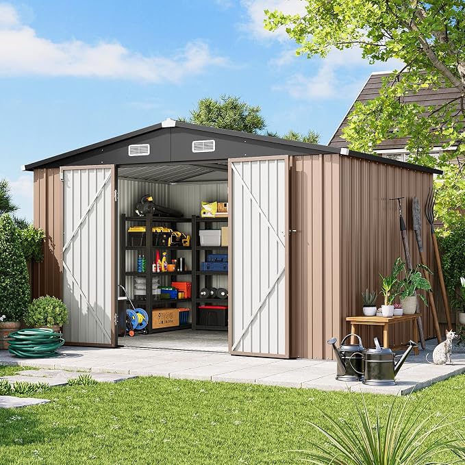 10x8 FT Outdoor Storage Shed - Image 5