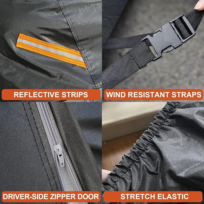 Kayme 7 Layers Minivan Car Cover Waterproof All Weather - Image 4