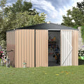 U-MAX 8' x 10' Metal Storage Shed by U-MAX