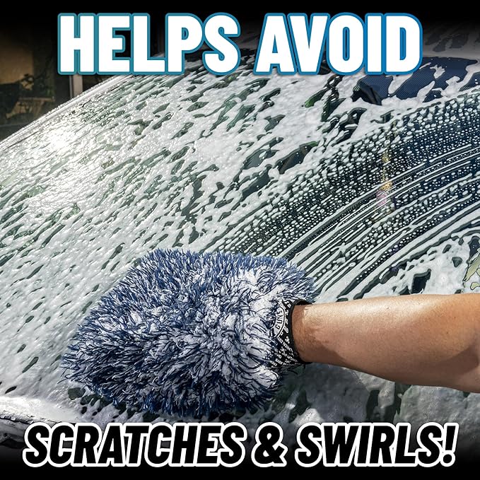 Chemical Guys, The Dually, Dual-Fiber, Wet-Dry Use, Microfiber Wash Mitt - Image 4