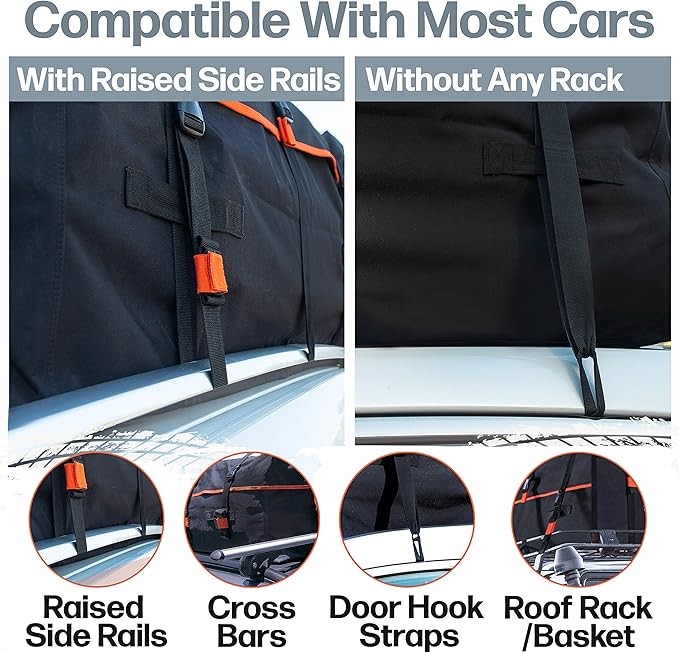 RoofPax Car Rooftop Cargo Carrier Bag Waterproof Storage - Image 2