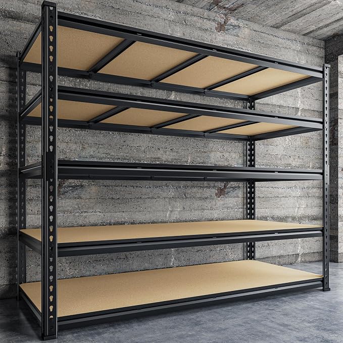 59.8" W Garage Shelving 72" H Storage Shelves 2750LBS Metal Shelving Heavy Duty - Image 8