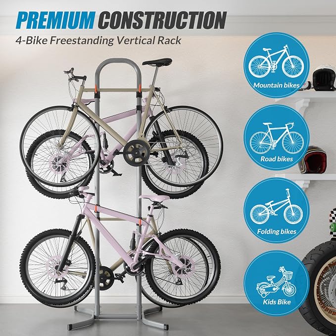 Suchtale 4 Bike Rack, Bicycle Rack, Bike Storage Rack - Image 8