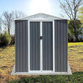6x4 FT Outdoor Metal Storage Shed, Waterproof Outside Garden Sheds w/Lockable by Unknown