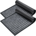 LotFancy 30" x 17" Set of 2 Front Door Mat by LotFancy