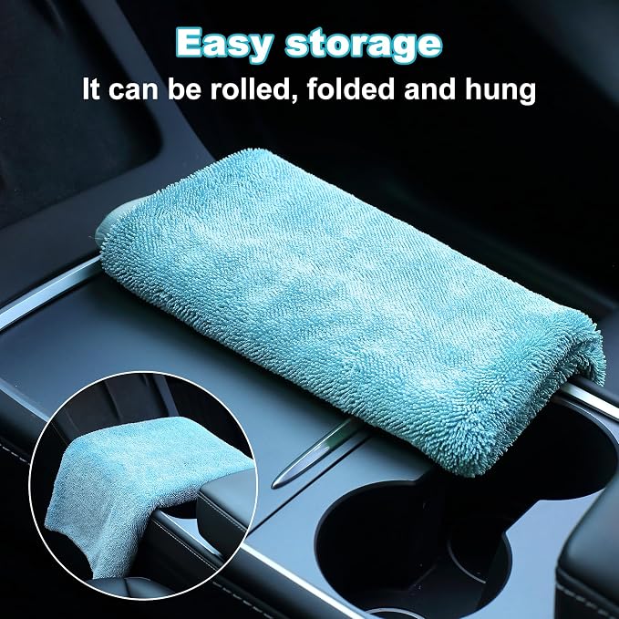 JOYMOOP Car Dry Towel, Quick Drying, Large Size, Microfiber Cleaning Cloth - Image 8