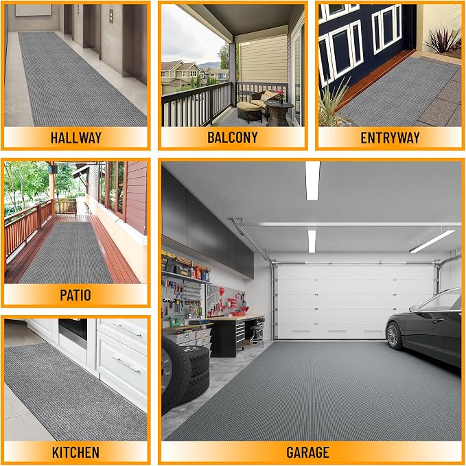 Ottomanson Mud Mat 2'7" x 3' Entryway Rug - Image 4