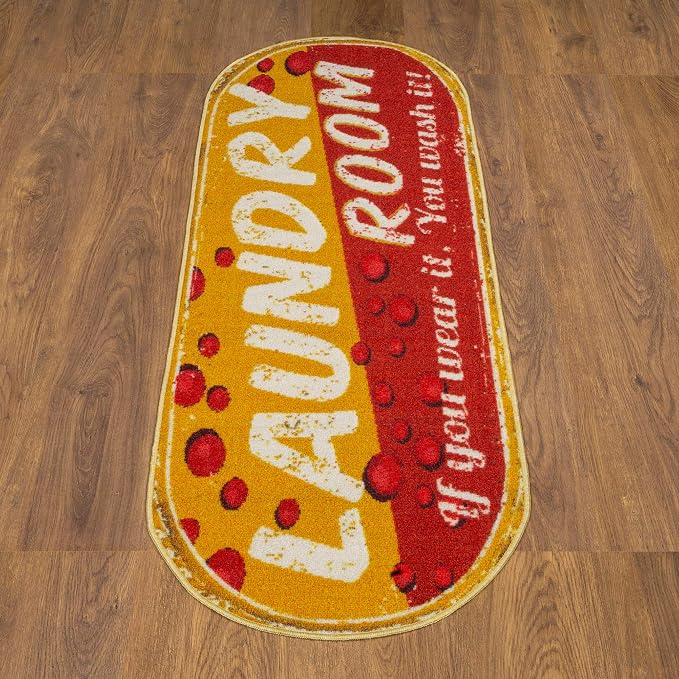 Ottomanson 20" x 59" Oval Laundry Room Rug - Image 3
