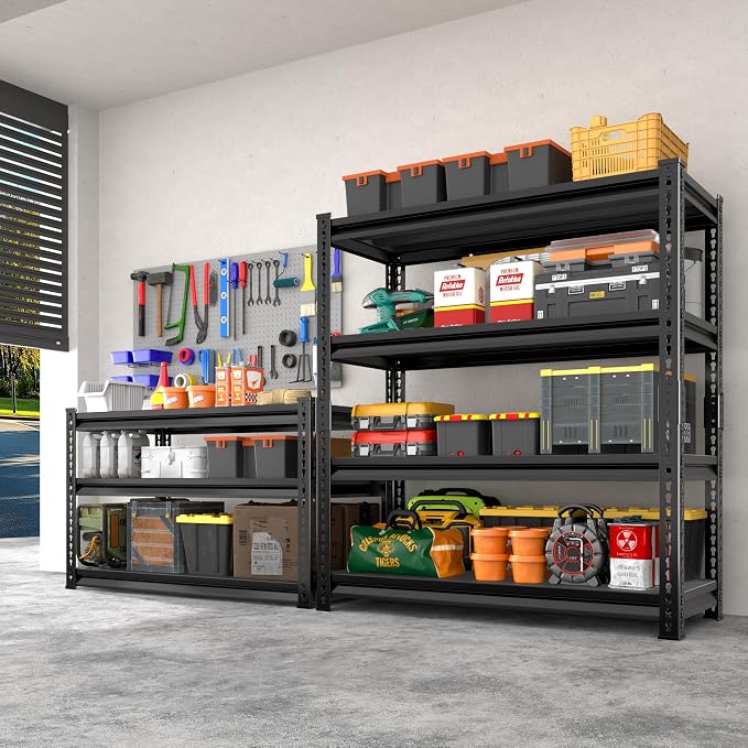 48" W Garage Shelving Heavy Duty，2000LBS Loads Adjustable Garage Storage Shelves - Image 2