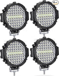 Round LED Off Road Lights 210W 21000lm, Trucks Tractor LED Work Lights by SanYoung-AutomotiveLights