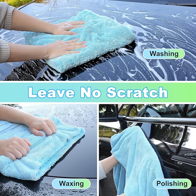 JOYMOOP Car Dry Towel, Quick Drying, Large Size, Microfiber Cleaning Cloth - Image 6