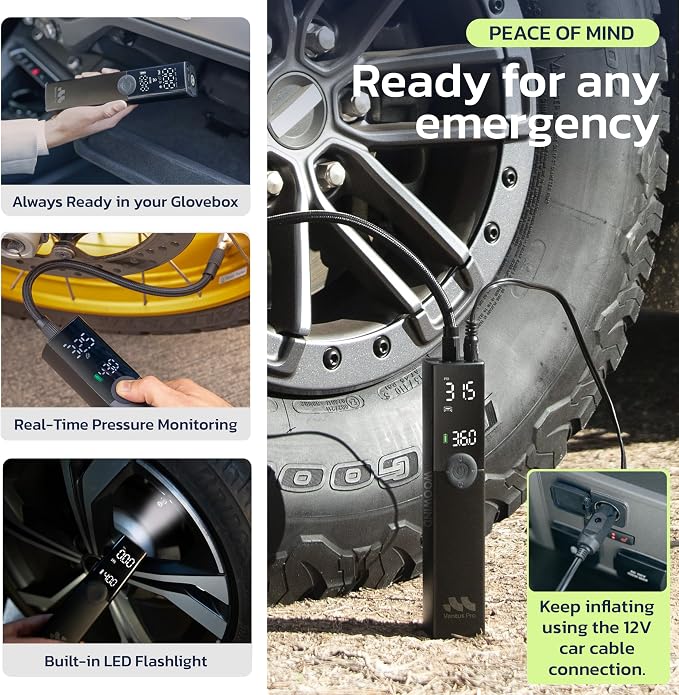 Tire Inflator Portable Air Compressor - Image 7