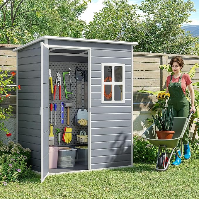 Gizoon 5x3 FT Outdoor Storage Shed - Image 3