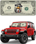 Autoamerics JeepWrangler Dollar Duck 1-Piece Windshield Sun Shade Foldable Car by AutoamericsUS