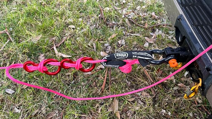 DOWN UNDER OUTDOORS Game/Log/4x4 Recovery Kit, Deer Drag, 650 ft of 9/32” Winch - Image 8
