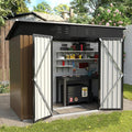 UDPATIO Outdoor Storage Shed 8x4 FT, Outside Sheds & Outdoor Storage Metal by UDPATIO