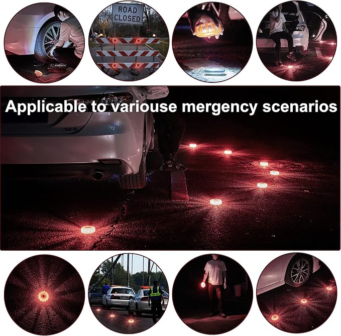 LED Road Flares Roadside Emergency car kit Emergency Road Flares Kit - Image 5