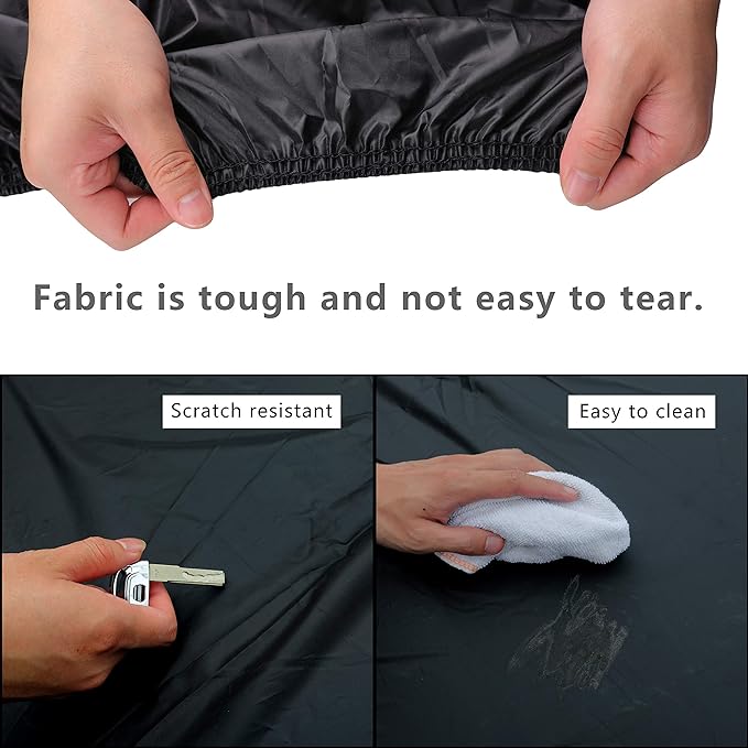 MORNYRAY Car Cover Waterproof All Weather Windproof Snowproof UV Protection - Image 5