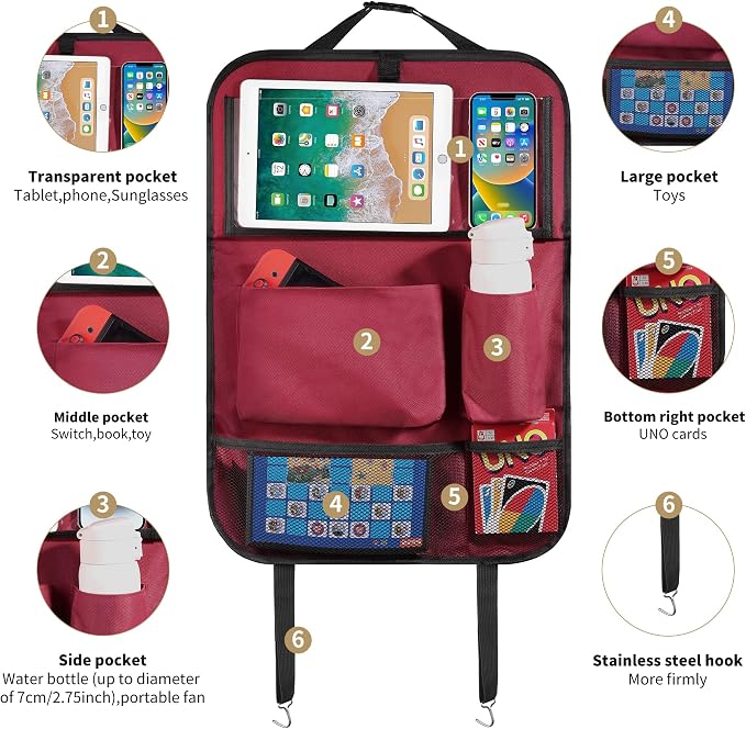 LUCMO Car Backseat Organizer - Image 6