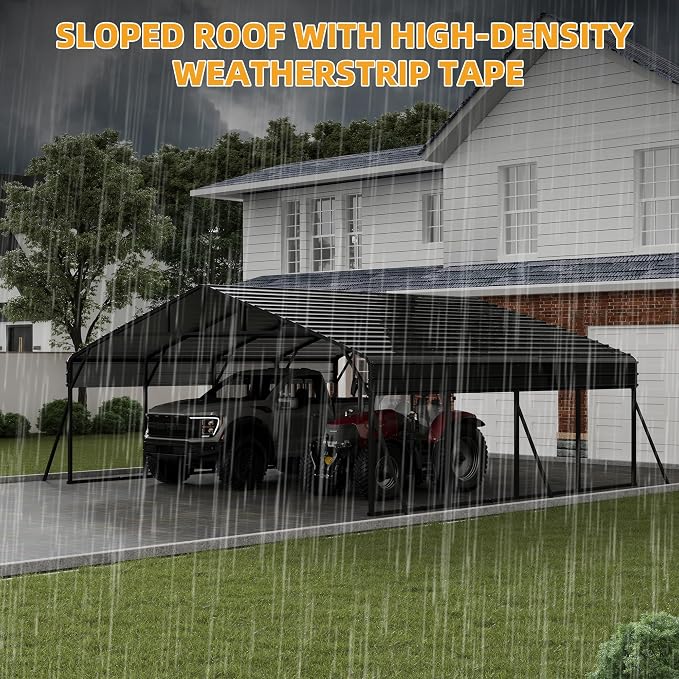 20x20FT Metal Carport Kits - Image 8