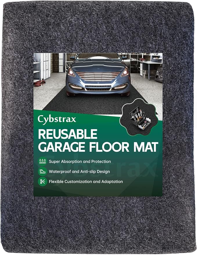 Oil Spill Mat - 96" x 72" Absorbent Oil Garage Floor Mat by Unknown