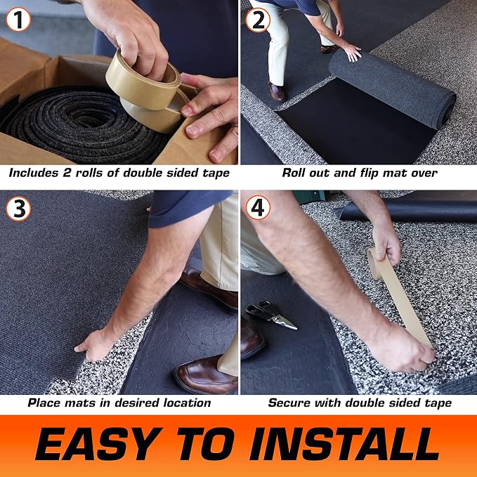 Armor All Premium Garage Floor Mat, Increased Thickness & Cushion, Protects - Image 5