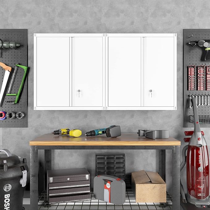 LUCYPAL Metal Wall Cabinet, Garage Storage Cabinets - Image 6