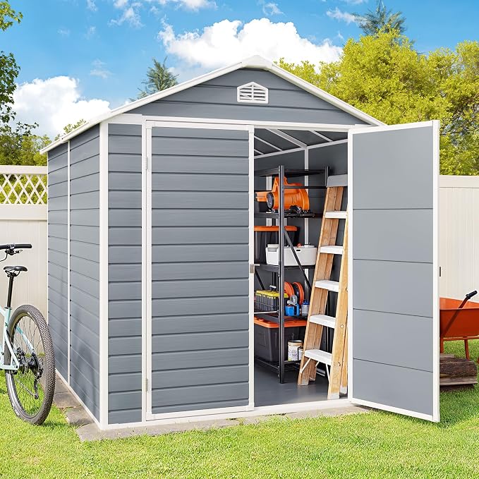 Gizoon 8x6 FT Outdoor Storage Shed - Image 2