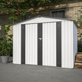 8x6 FT Outdoor Metal Storage Shed by ForEveryCornerofLife