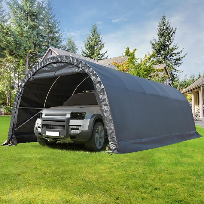 MELLCOM 12 x 24 FT Heavy Duty Carport, Portable Garage by MELLCOM