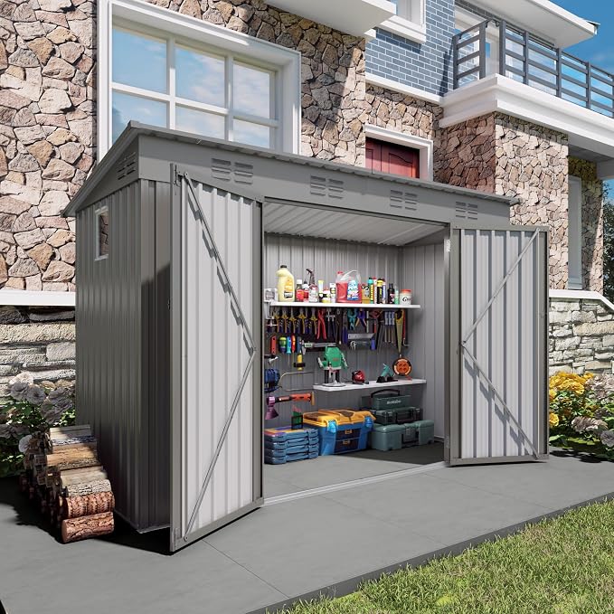 ARMSET Outdoor Storage Shed 4x9 FT - Image 8