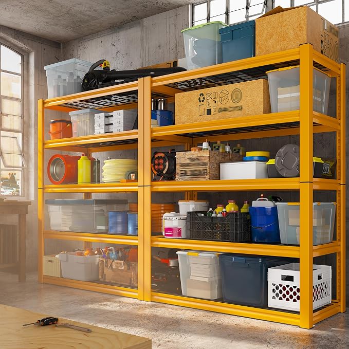 REIBII Storage Shelves 40''W Garage Shelving Heavy Duty Metal Shelving 2000LBS - Image 5