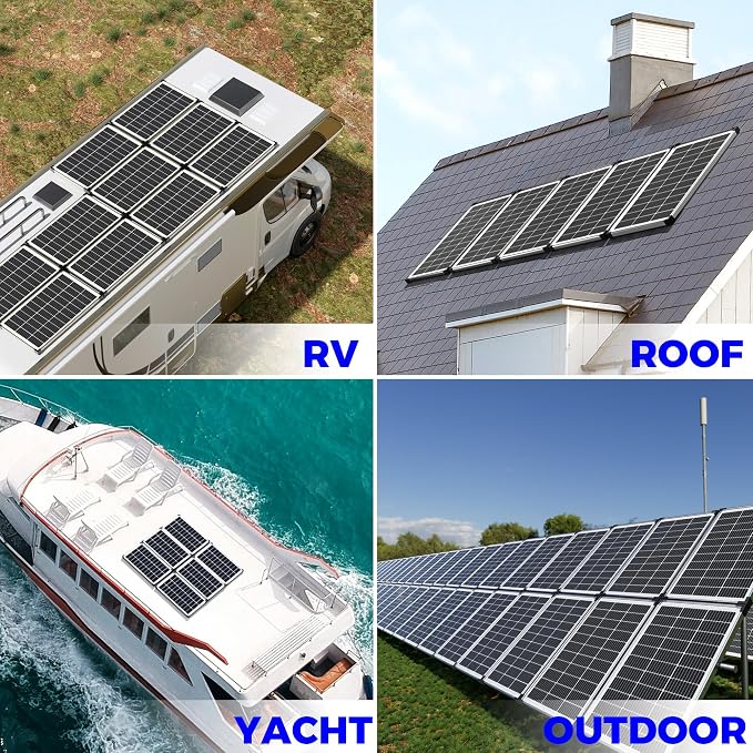 200W 12V Solar Panels, High Efficiency 9BB Cell Monocrystalline Solar Panel - Image 8